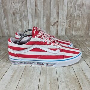 Vans Old Skool‎ Where's Waldo? Stripe Sneakers Casual Shoes Mens 10.5